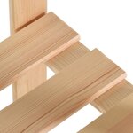 vidaXL Étagère de stockage 5 niveaux 80x28 5x170 cm Bois de pin massif