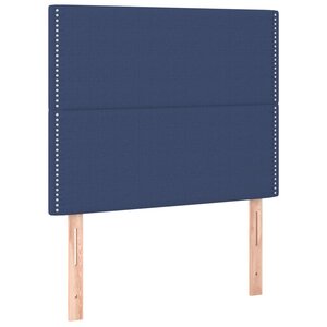 vidaXL Têtes de lit 2 Pièces Bleu 90x5x78/88 cm Tissu