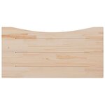 vidaXL Dessus de bureau blanc 110x60x2 5 cm bois massif de pin