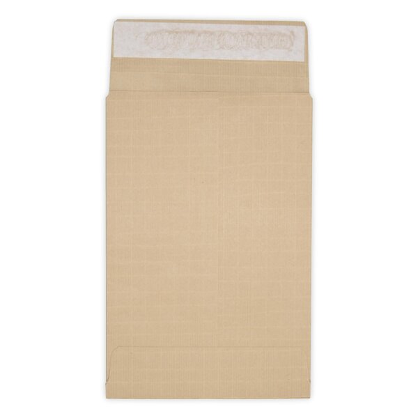 Lot de 50 enveloppes pochettes kraft armé à soufflet marron 176 x 250 + 30 mm