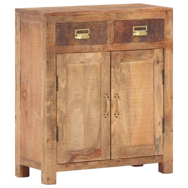 vidaXL Buffet 65x30x75 cm Bois de manguier massif brut