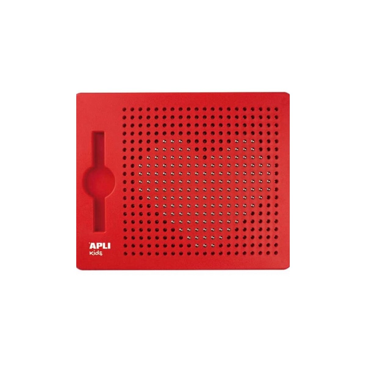 Playos® - Tableau magnétique - Lettres et chiffres - Rouge - dans un étui  de rangement