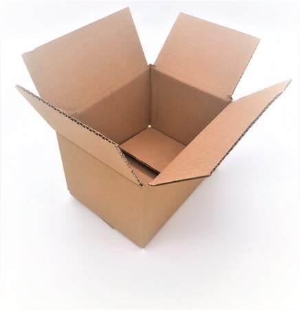Caisse carton blanche simple cannelure raja 60x40x40 cm (lot de 10) - La  Poste