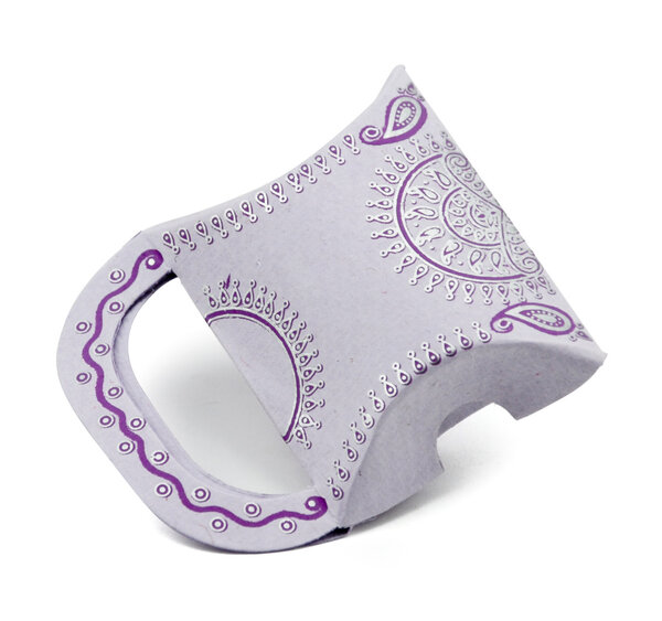 Mini pochette boite kizz 2 pièces lilas