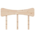 vidaXL Tête de lit 120 cm bois massif de pin