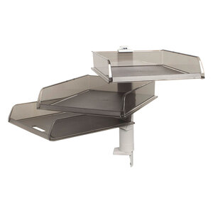 Colonne pivotante 3 corbeilles à courrier exacompta