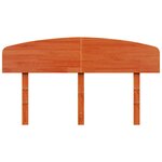vidaXL Tête de lit cire marron 140 cm bois massif de pin