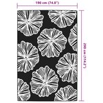 vidaXL Tapis d'extérieur vert 190x290 cm PP