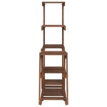 vidaXL Support à fleurs 95x25x96 cm bois massif de sapin