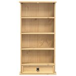 vidaXL Armoire à CD Corona 52x17 5x103 cm bois de pin massif