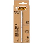 Stylo à bille cristal re'new  noir bic