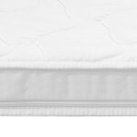 vidaXL Sur-matelas 160 x 200 cm Mousse froide Profil d'œuf 6 cm