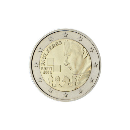 Estonie 2016 - 2 euro commémorative paul keres