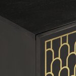 vidaXL Meuble TV 105x33x46 cm Bois massif de manguier
