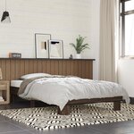 vidaXL Cadre de lit sans matelas chêne marron 90x200 cm