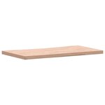 vidaXL Dessus de bureau 110x(55-60)x4 cm bois massif de hêtre