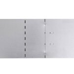 vidaXL Clôture de pelouse flexible 15 Pièces Acier galvanisé 100x14 cm