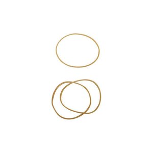 Boite 100 g bracelets caoutchouc blond - 70 x 1.2 x 1.8 mm SAFETOOL