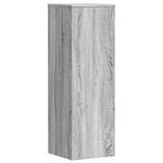 vidaXL Supports pour plantes 2 Pièces sonoma gris bois d'ingénierie