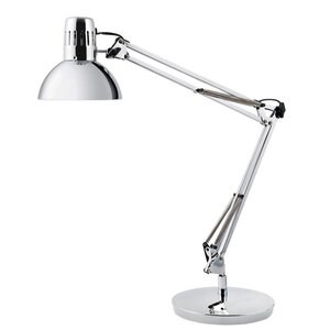 Lampe de bureau Architecte, Puissance 20W, Culot E27, Chrome