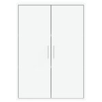 vidaXL Buffets 2 Pièces blanc 60x31x84 cm bois d'ingénierie