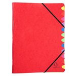 Trieur Dos Agrafé Iderma - A4 - Couleurs Assorties - X 8 - Exacompta