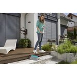 GARDENA Balai de terrasse combisystem - 32 cm - Brosse en P.E.T.