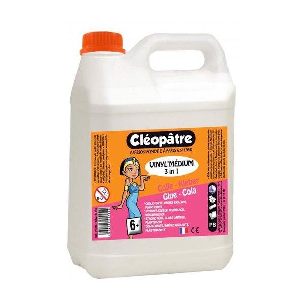 Bidon Colle Vinyl'Médium en 5 kgs CLÉOPÂTRE