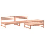 vidaXL Salon de jardin 4 Pièces bois massif douglas