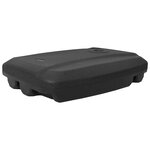 vidaXL Porte-parasol d'extérieur Noir