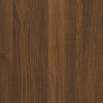vidaXL Table de chevet Chêne marron 50x36x60 cm Bois d'ingénierie