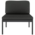 Salon de jardin meuble d'extérieur ensemble de mobilier 9 pièces avec coussins aluminium anthracite 02_0017893