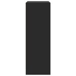 vidaXL Buffet avec LED noir 77x34x100 cm bois d'ingénierie