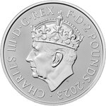Pièce de monnaie en Argent 2 Pounds g 31.1 (1 oz) Millésime 2023 Elegance in Art CLEOPATRA