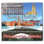 Coffret série euro BU Espagne 2016 - Asturies