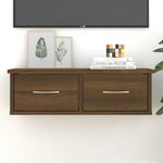 vidaXL Armoire murale Chêne marron 60x26x18 5 cm Bois d'ingénierie