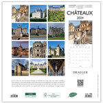 Grand Calendrier Mural 29x29  cm - 2025 - Châteaux - Draeger