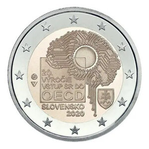 2 euros commémorative Slovaquie 2020 - OCDE.