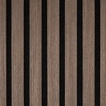 WallArt Panneaux muraux acoustiques Aku chêne foncé 4 Pièces