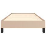 vidaXL Cadre de lit Cappuccino 80x200 cm Similicuir