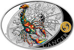 Pièce de monnaie en Argent 1 Dollar g 31.1 (1 oz) Millésime 2021 Sign of Zodiac 2021 CANCER