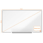Nobo tableau blanc magnétique écran large impression pro acier 71x40cm