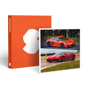 SMARTBOX - Coffret Cadeau Stage de pilotage multivolant : 2 tours en Porsche et 2 tours en Ferrari 488 GTB sur le circuit de Magny-Cours - Sport & Aventure