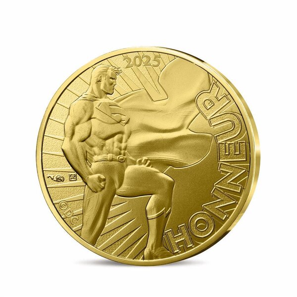 DC COMICS - Monnaie de 500€ Or SUPERMAN - HONNEUR