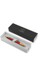 PARKER IM PREMIUM Stylo bille  Rouge  recharge bleue pointe moyenne  Coffret cadeau