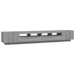 vidaXL Ensemble de meubles TV avec lumières LED 3 Pièces Sonoma gris