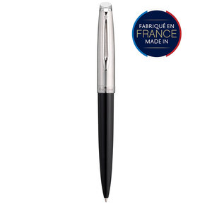 Waterman emblème stylo bille noir recharge bleue pointe moyenne coffret cadeau