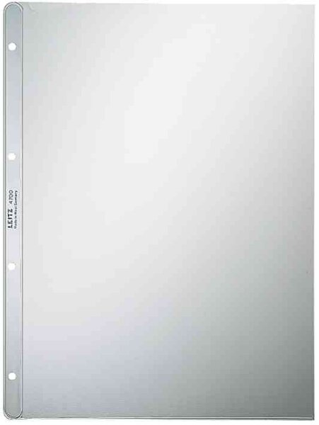 Pochette perforée Premium 4 trous A5 PP grainée 0,13 mm Pack de 100 LEITZ