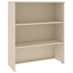 vidaXL Dessus de buffet HAMAR Marron miel 85x35x100 cm Bois de pin