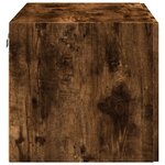 vidaXL Armoire murale chêne fumé 80x42 5x40 cm bois d'ingénierie